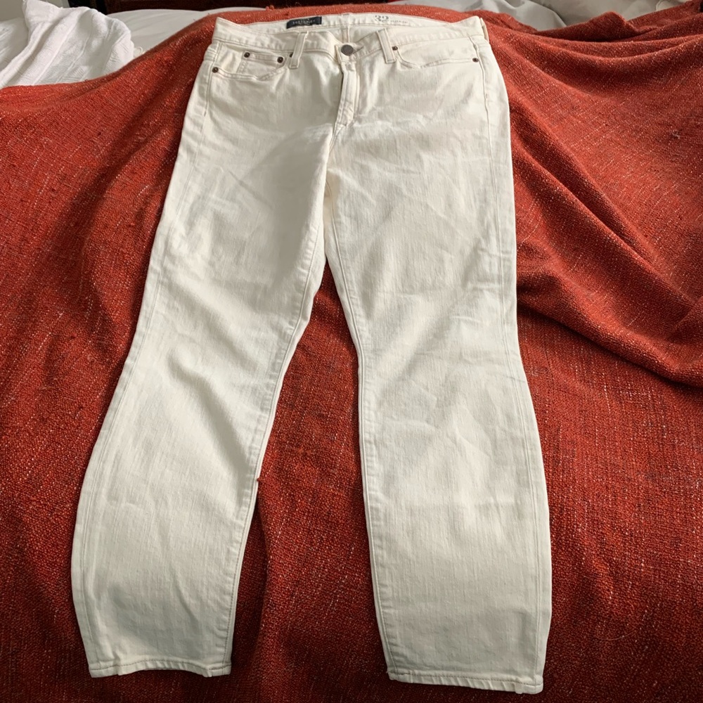 J.Crew Toothpick Sz 32 Cream